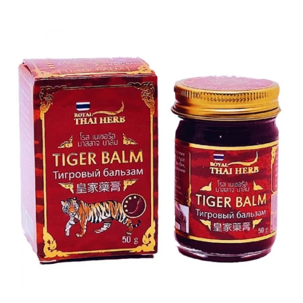 Тигровый красный бальзам Royal Thai Herb 50 гр