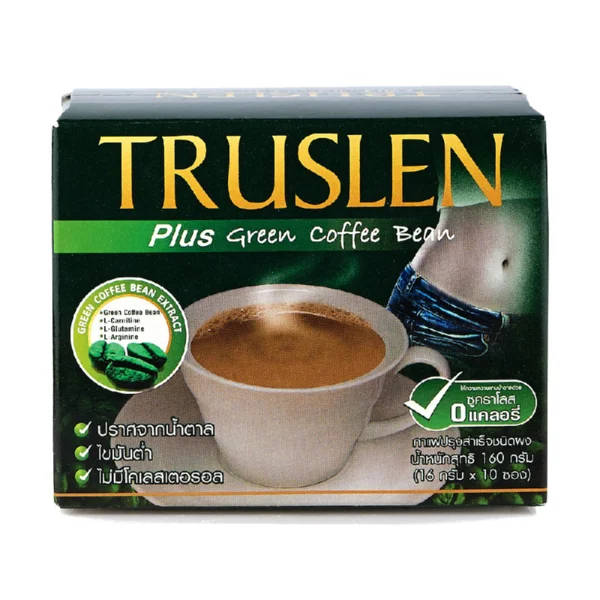 Растворимый кофе с добавлением зеленого кофе для похудения Truslen Plus 160 гр