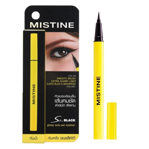 Mistine So Black Glossy Auto Pen Eyeliner 1g. Black Оригинал