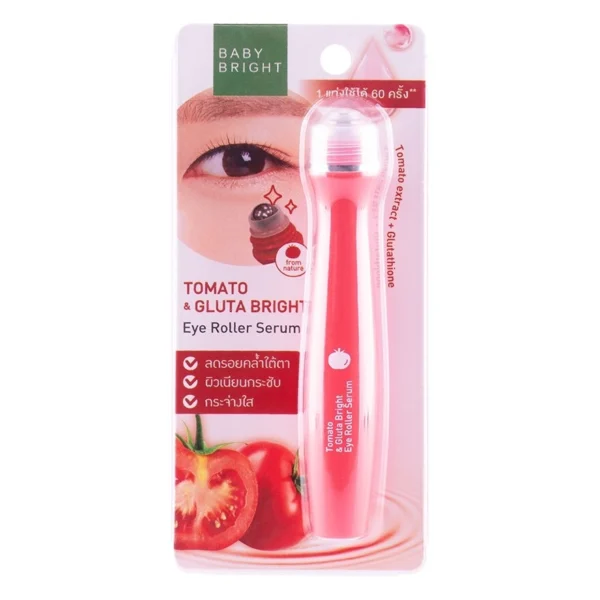 Baby Bright Tomato  Gluta Bright Eye Roller Serum 15ml. Оригинал
