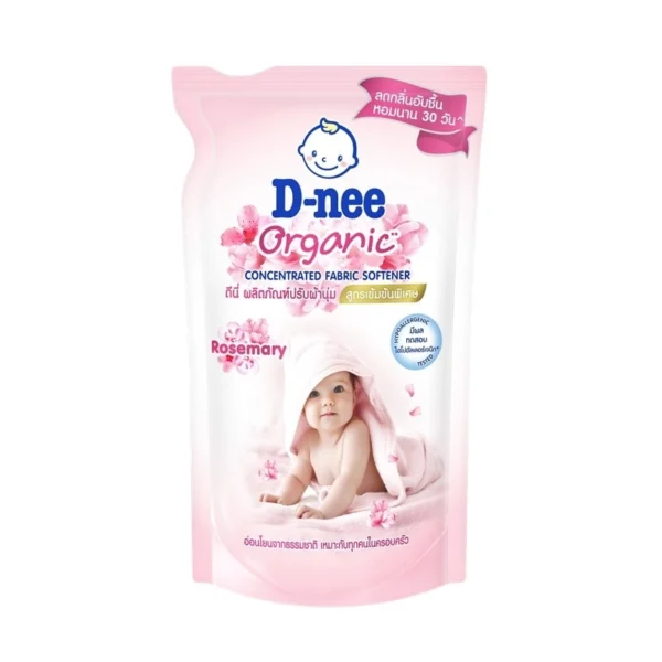 D-Nee Concentrated Fabric Softener Organic Rosemary 450 Ml. น้ำยาปรับผ้านุ่มเด็ก Оригинал