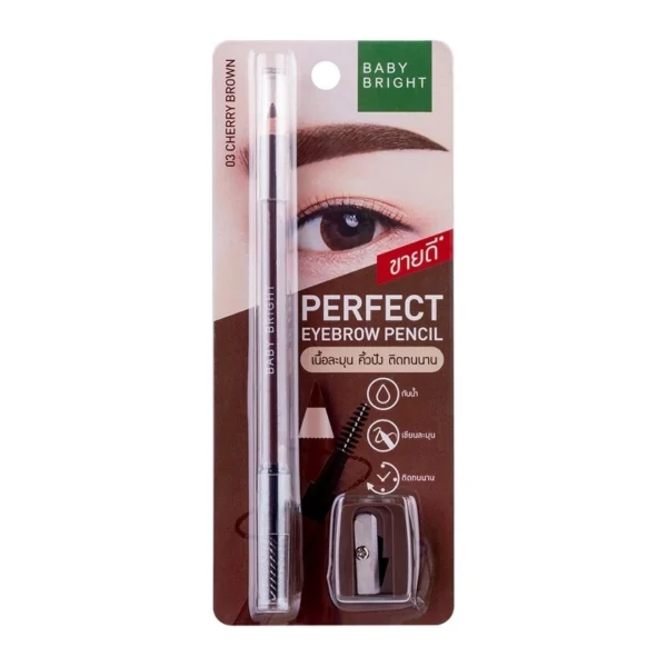 Baby Bright Perfect Eyebrow Pencil 1.2g. 03 Cherry Brown Оригинал