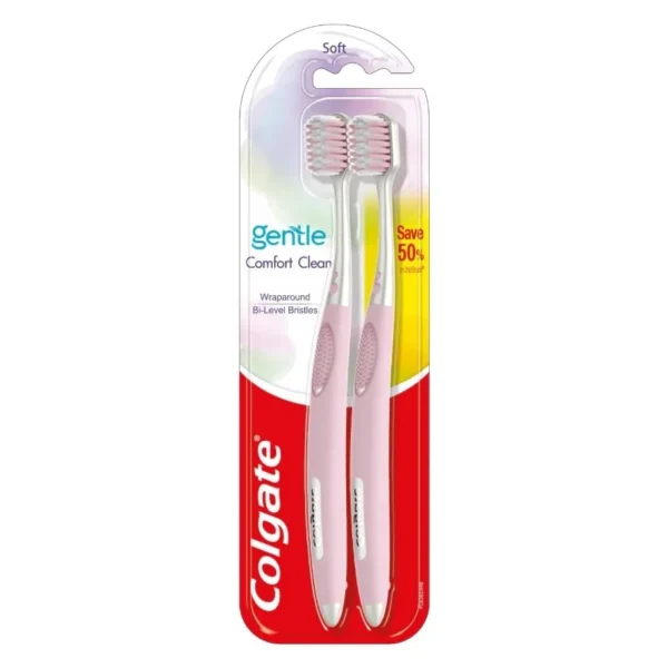 Colgate Toothbrush Gentle Comfort Clean 2'S (Mix Color) Оригинал
