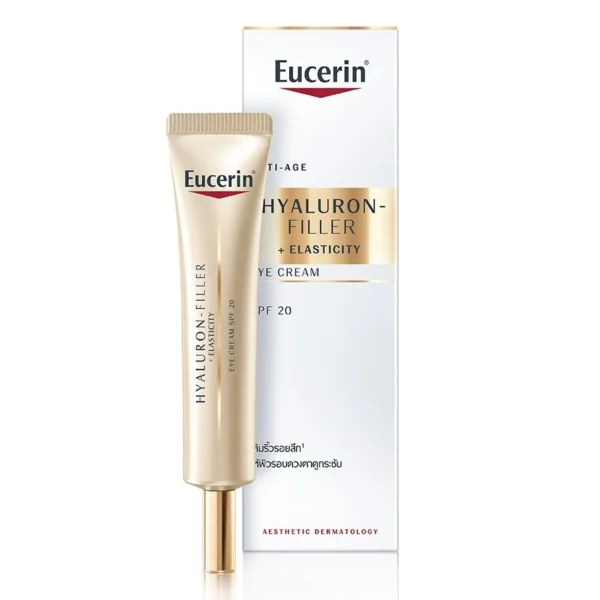 Eucerin Hyaluron-Filler Elasticity Eye Cream SPF20 15 ml. Оригинал