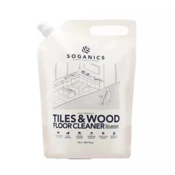 SOGANICS Tile  Wood Floor Cleaner Refill - Eucalyptus 1.5L Оригинал