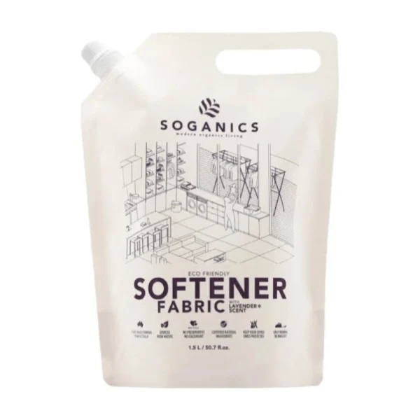 SOGANICS Fabric Softener Refill - Lavender 1.5L Оригинал