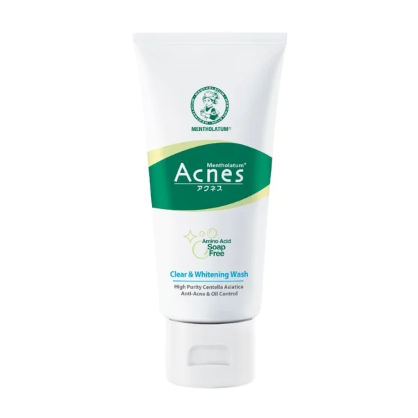Mentholatum Acnes Clear  Whitening Wash 50 G. ล้างหน้า ลดสิว ผิวกระจ่างใส Оригинал