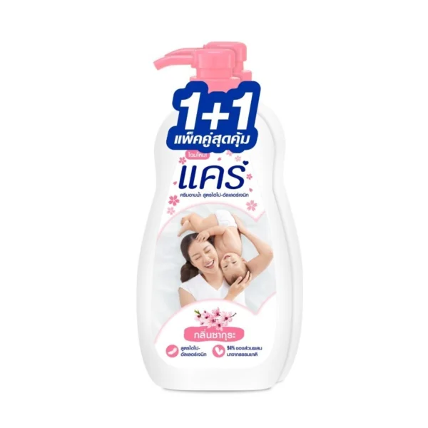 Care Shower Cream Sakura 450 Ml.Twin Pack สบู่เหลว ครีมอาบน้ำแคร์ Оригинал