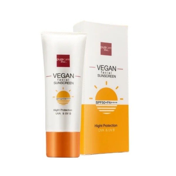 Pure Care Bsc Pure Vegan Facial Sunscreen SPF50+ PA++++ 25g. Оригинал