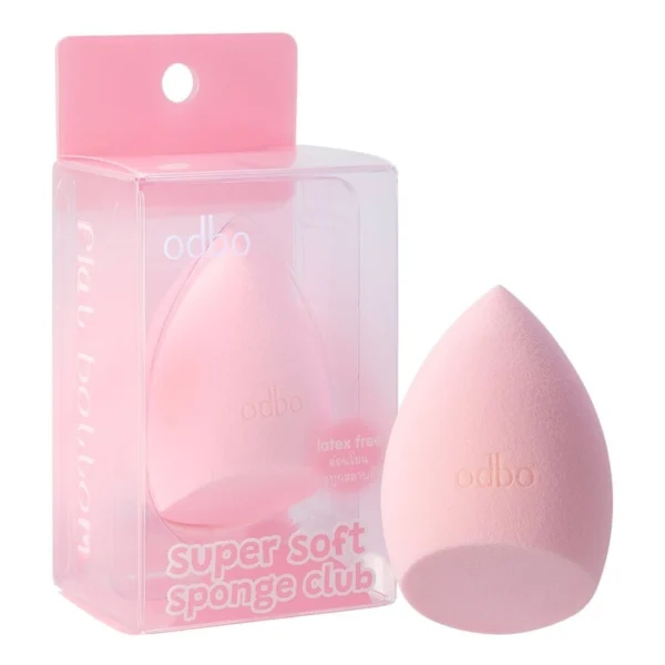 Odbo Super Soft Sponge Club 1pcs. Pink Оригинал