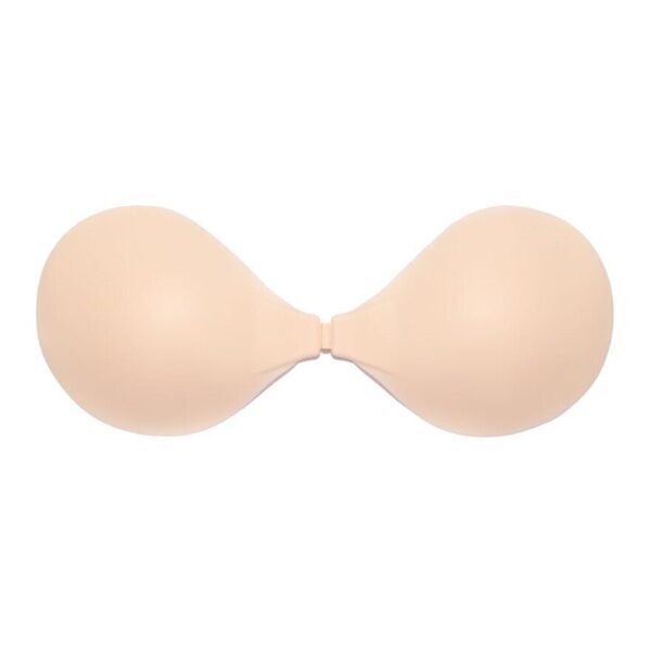 Feyre Round Shape Adhesive Silicone Bra White Beige Size B Оригинал