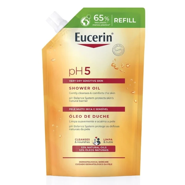 Eucerin pH5 Shower Oil Very Dry Sensitive skin 400 ml. Refill Оригинал