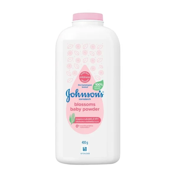 Johnson's Baby Powder Cornstarch Blossoms 400 G. แป้งเด็กจอห์นสัน Оригинал