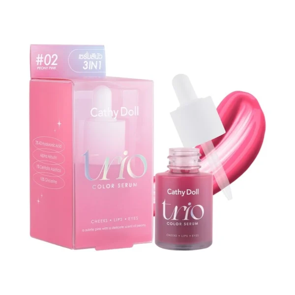 Cathy Doll Trio Color Serum Blush15ml 02 Оригинал