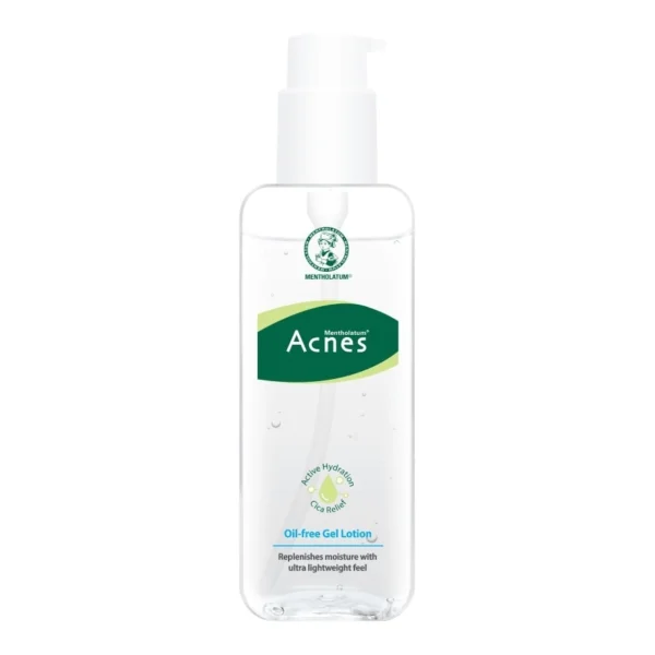 Mentholatum Acnes Oil-Free Gel Lotion 145 Ml. โลชั่น บำรุงผิวหน้า สิว Оригинал
