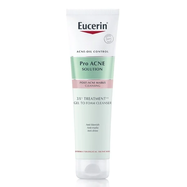 Eucerin Pro Acne Solution 3X Gel to Foam Cleanser 150 ml. Оригинал