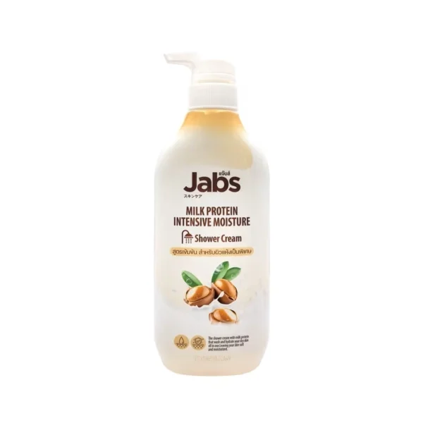 Jabs Shower Cream Milk Protein Intensive Moisture 400 Ml. ครีมอาบน้ำ มอยส์เจอร์ไรเซอร Оригинал