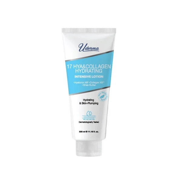 Uderma 17 Hya Collagen Hydrating Intensive Lotion 330 Ml. โลชั่น บำรุงผิวกาย Оригинал