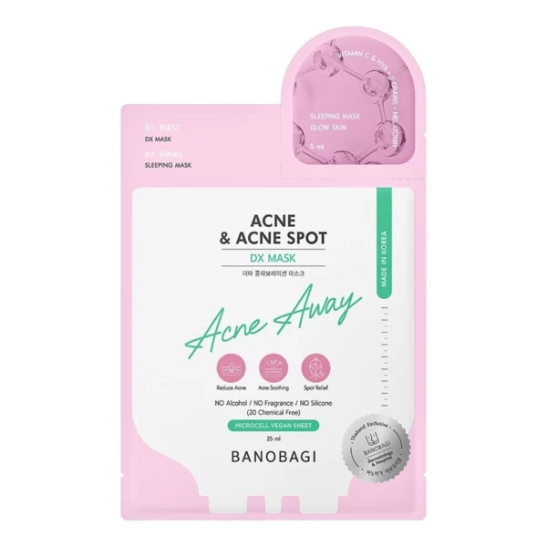 Banobagi DX Mask Acne Acne Spot แผ่นมาสก์หน้า สลีปปิ้งมาสก์ Оригинал