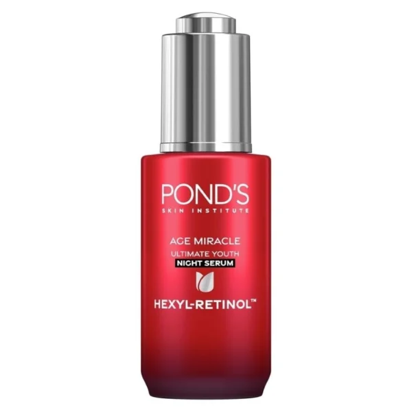 Pond'S Age Miracle Ultimate Youth Night Serum Hexyl-Retinol 30 G. Оригинал