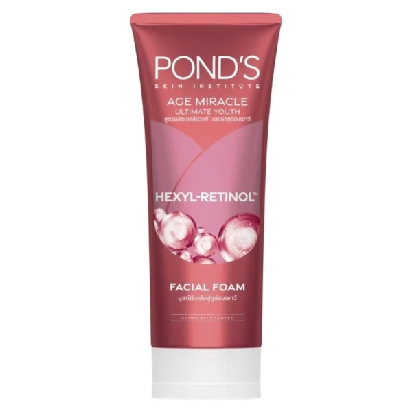 Pond'S Age Miracle Ultimate Youth Hexyl-Retinol Facial Foam 90 G. Оригинал