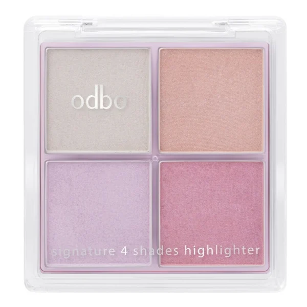 Odbo Signature 4 Shades Highlighter 10g. Оригинал