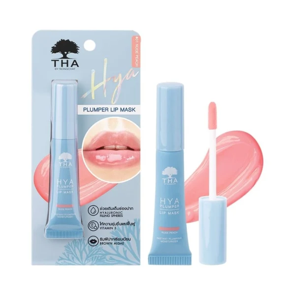 THA By Nongchat Hya Plumper Lip Mask 6g. 01 Nude Peach Оригинал