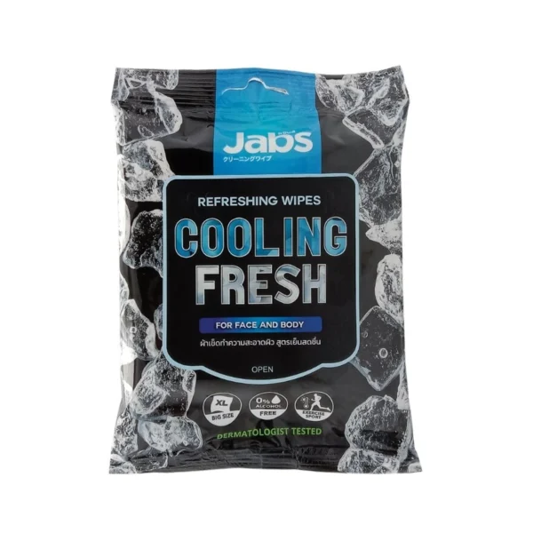 Jabs Refreshing Wipes Cooling Fresh 10'S Оригинал