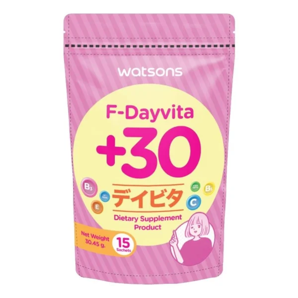 Watsons F-Dayvita +30 (Dietary Supplement Product) 15 Sachets Оригинал