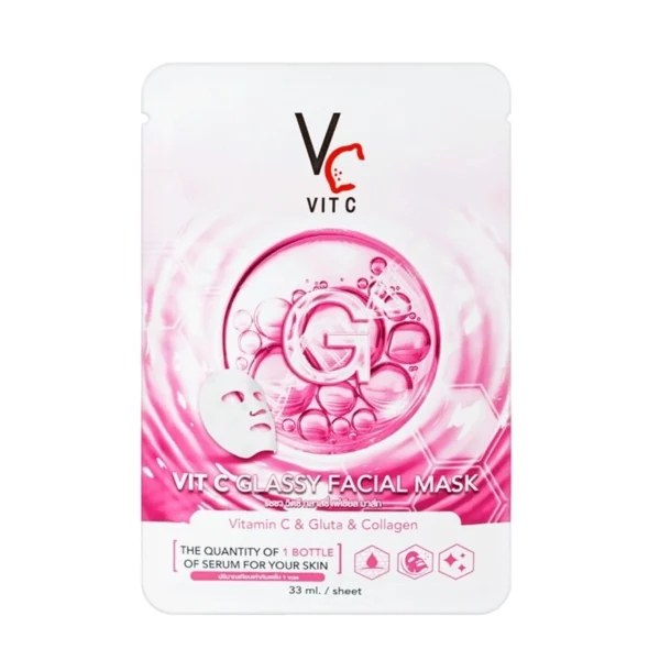 Ratcha Vit C Glassy Facial Mask 1'S Оригинал
