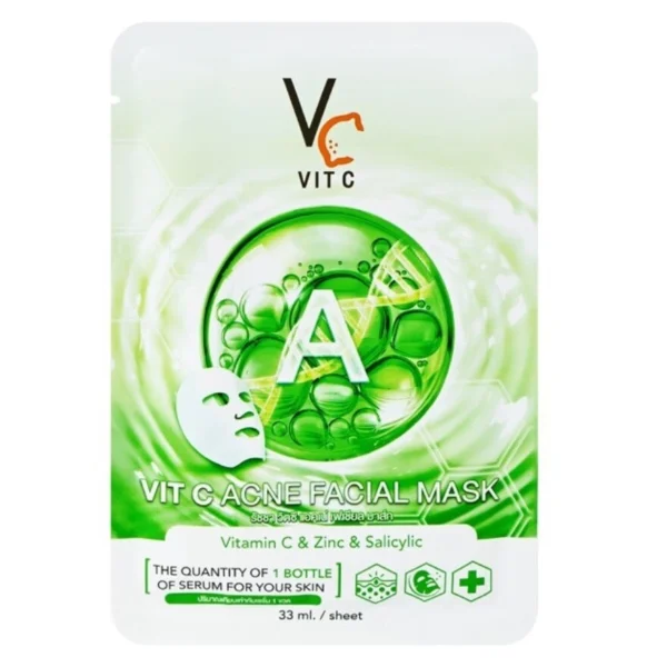Ratcha Vit C Acne Facial Mask 1'S Оригинал