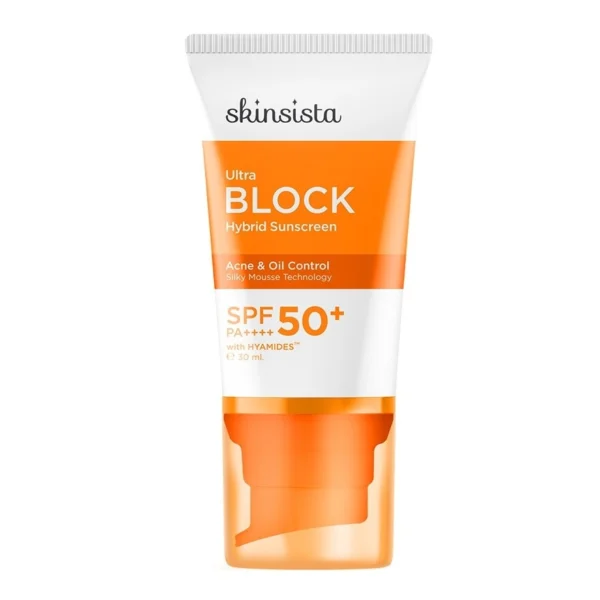 Skinsista Ultra Block Hybrid Sunscreen SPF50+ PA++++ 30 Ml. Оригинал