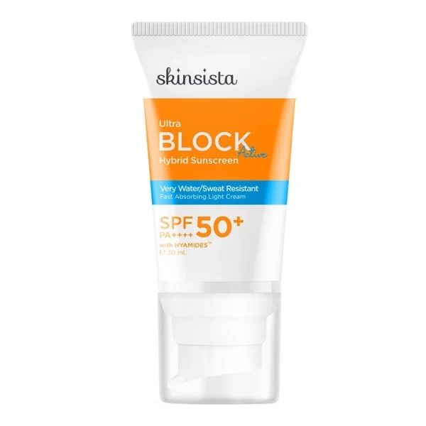 Skinsista Ultra Block Active Hybrid Sunscreen SPF50+ PA++++ 30 Ml. Оригинал