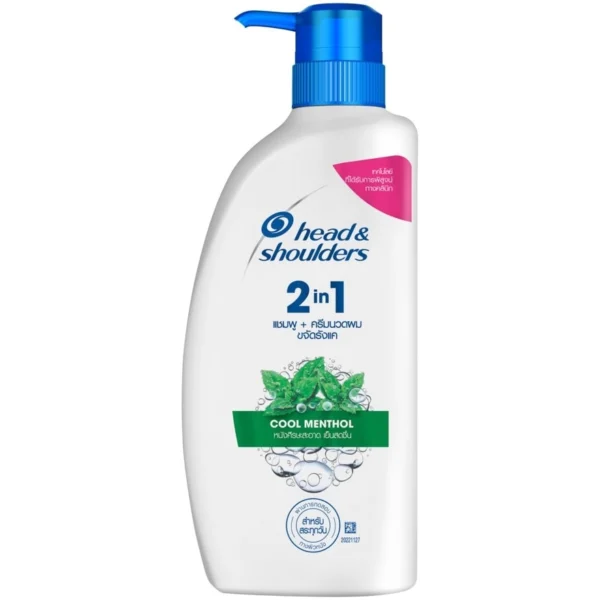 Head  Shoulders 2in1 Shampoo+Conditioner Anti Dandruff Cool Menthol 370 Ml. Оригинал