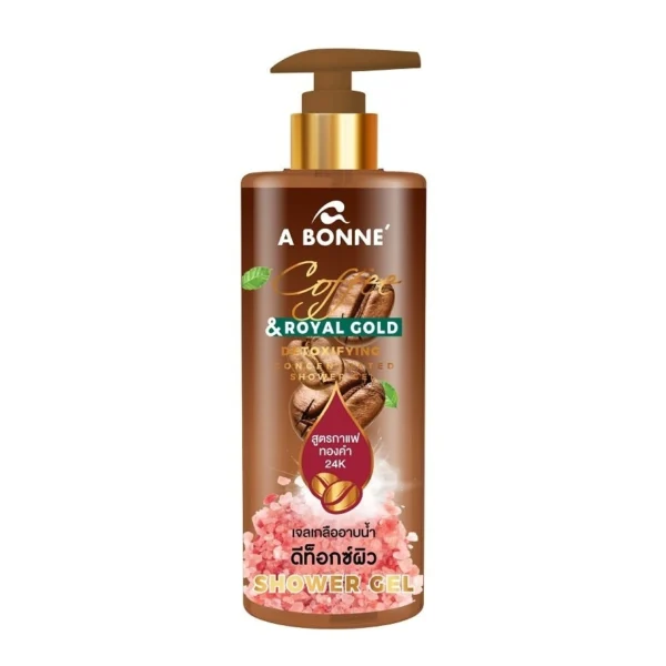 A Bonne' Shower Gel Coffee  Royal Gold Detoxifying Concentrated 450 Ml. Оригинал