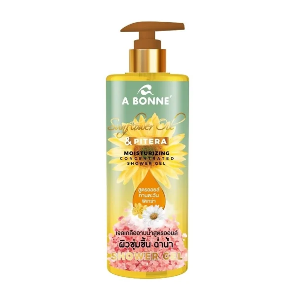A Bonne' Shower Gel Sunflower Oil  Pitera Moisturizing Concentrated 450 Ml. Оригинал
