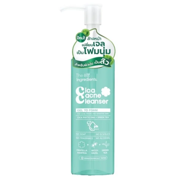 The Ingredients Gel to Foam DNA Cica Acne Cleanser 150 g. Оригинал
