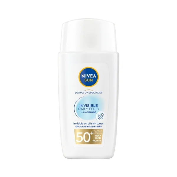 NIVEA Sun Derma Invisible Daily Fluid SPF50+ 40 Ml. Оригинал