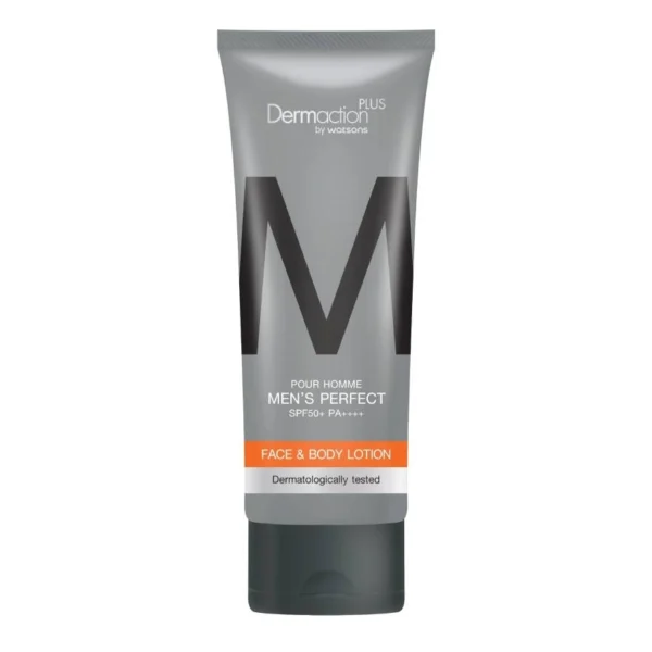 Dermaction Plus By Watsons Pour Homme Men's Perfect FaceBody Lotion SPF50+ PA++++ Оригинал
