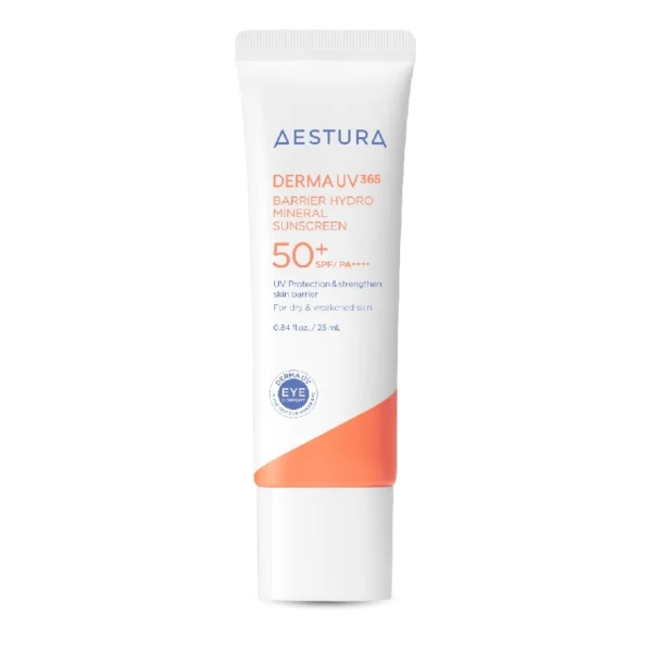 Aestura Derma UV365 Barrier Hydro Mineral Sunscreen SPF50+/PA++++ 25 mL Оригинал