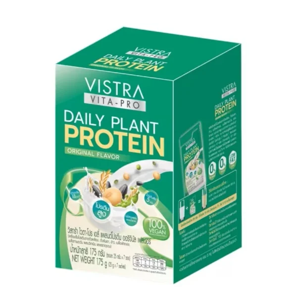 Vistra Vita Pro Daily Plant Protein Original Flavor 25g. x 7 Sachets Оригинал