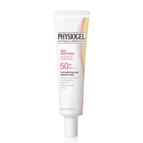 Physiogel Red Soothing AI Glow Up Sunscreen SPF 50+ PA++++ 30 ml. Оригинал