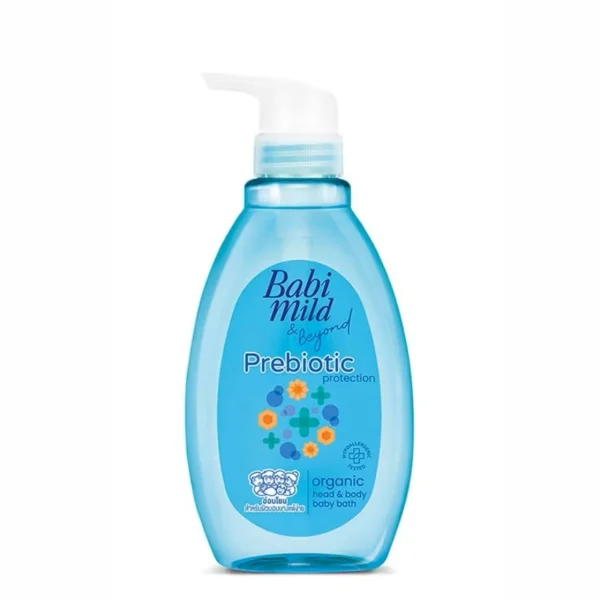 Babi Mild Beyond Organic Head Body Baby Bath Prebiotic Protection 380 Ml. Оригинал