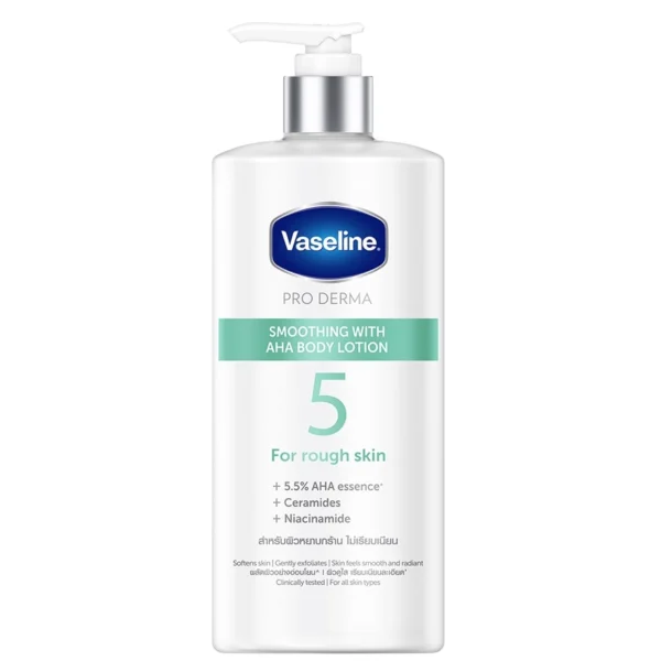 Vaseline Pro Derma Smoothing With AHA Body Lotion5 465 Ml. Оригинал