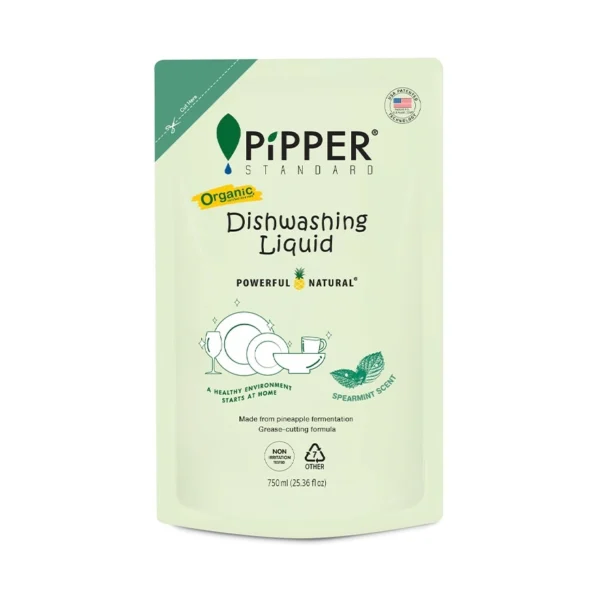 Pipper Standard Dish Washing Liquid Spearmint Scent Refill 750 Ml. Оригинал