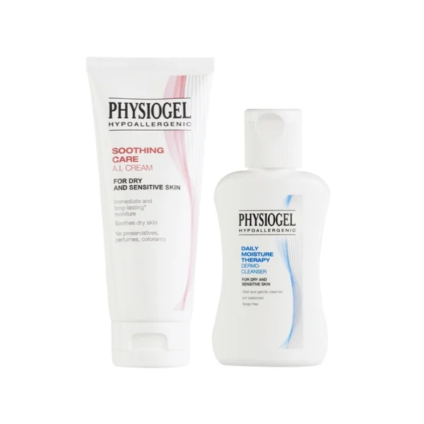 Physiogel AI Cream 100 ml.  DMT Cleanser 50 ml. Оригинал