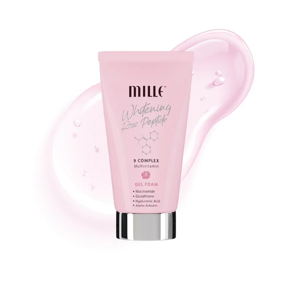 Mille Whitening Rose Peptide 9 Complex Gel Foam 100g. Оригинал