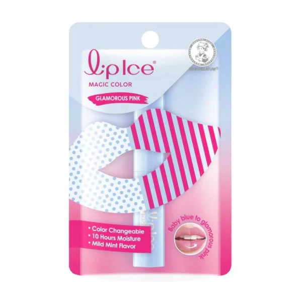 LipIce Magic Color Glamorous Pink 2 G. บำรุงริมฝีปาก Оригинал