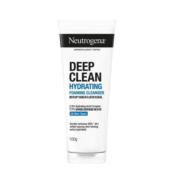 Neutrogena Deep Clean Hydrating Foaming Cleanser 100 G. โฟมมิ่ง ล้างหน้า Оригинал