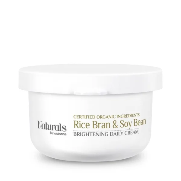 Naturals by Watsons Rice Bran Soy Bean Brightening Daily Cream 50g. Оригинал
